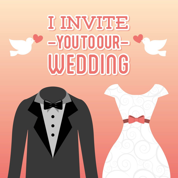 wedding design - Vektor, kép
