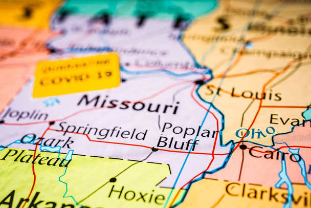 État du Missouri Covid-19 Contexte de la quarantaine
 - Photo, image