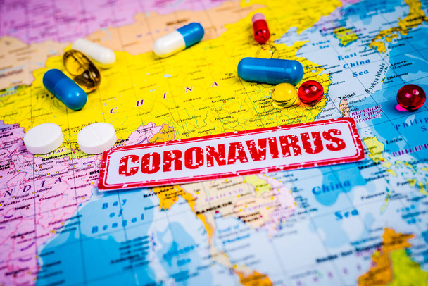 Koronavirus, hrozba z Číny. Zdravotní epidemie - Fotografie, Obrázek