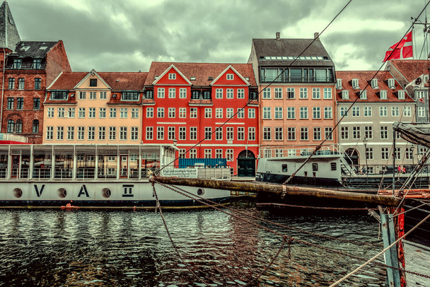 Bellissima architettura di Copenaghen, viaggia per Copenaghen - Foto, immagini