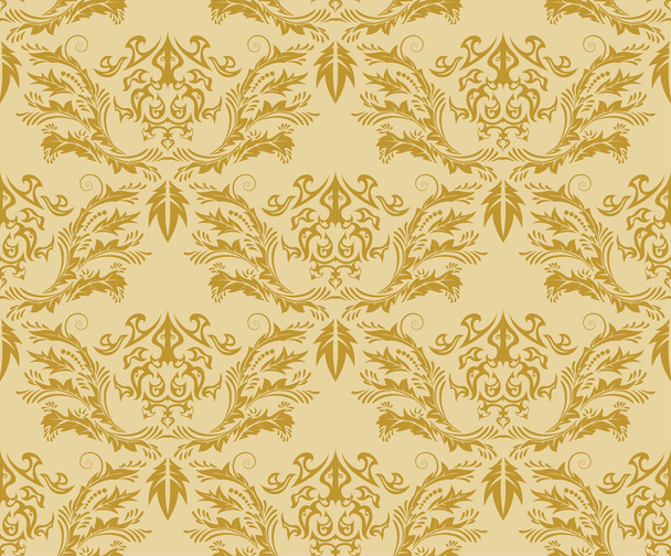 Seamless damask pattern - Вектор,изображение