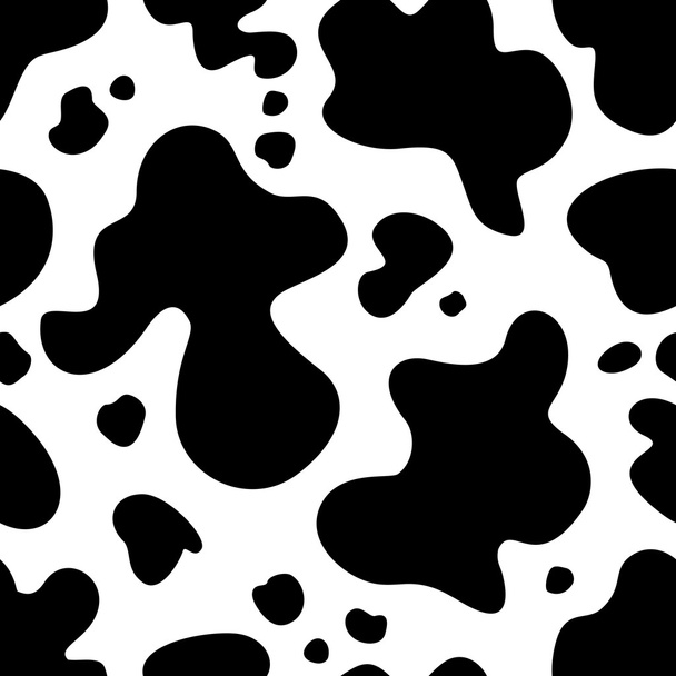 Cow texture. Seamless vector pattern - Vector, Image