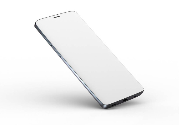  New realistic mobile phone smartphone mockup with blank scree - Fotografie, Obrázek