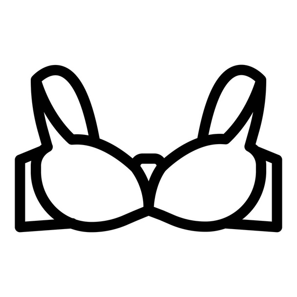 Demi bra icon, outline style - Vector, afbeelding