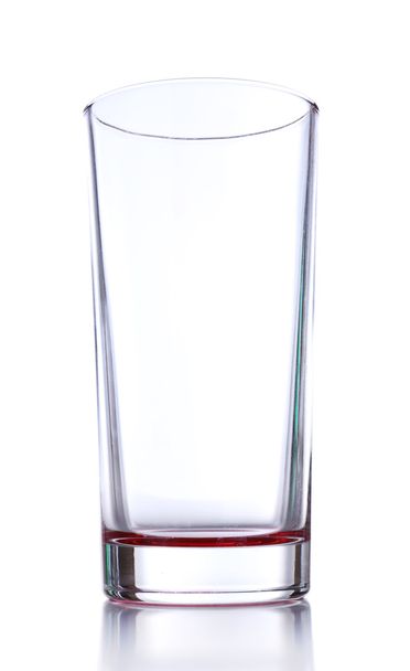 Empty glass, isolated on white - Zdjęcie, obraz