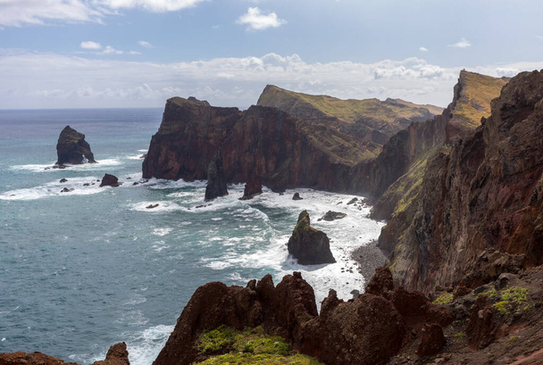 Bela paisagem na Ponta de São Lourenco, parte oriental da Madeira, Portugal - Foto, Imagem