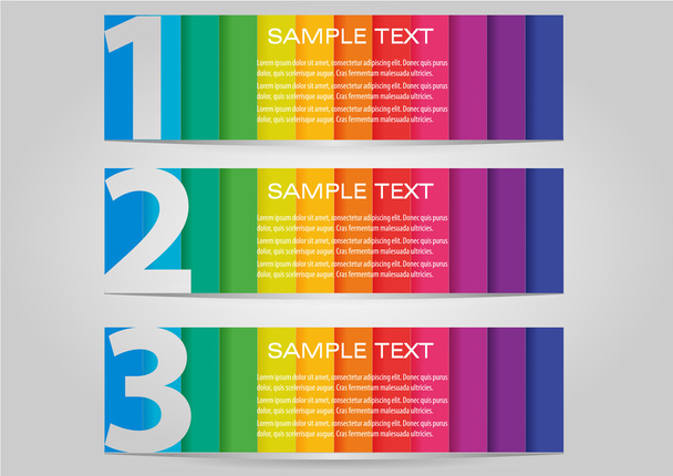 Set of banners - Vector, Image