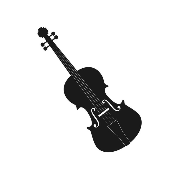 バイオリンのアイコンサイン。ヴァイオリン分離。ベクター株式.  - ベクター画像