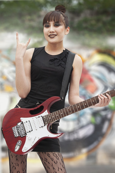 dziewczyna punk rock - Zdjęcie, obraz
