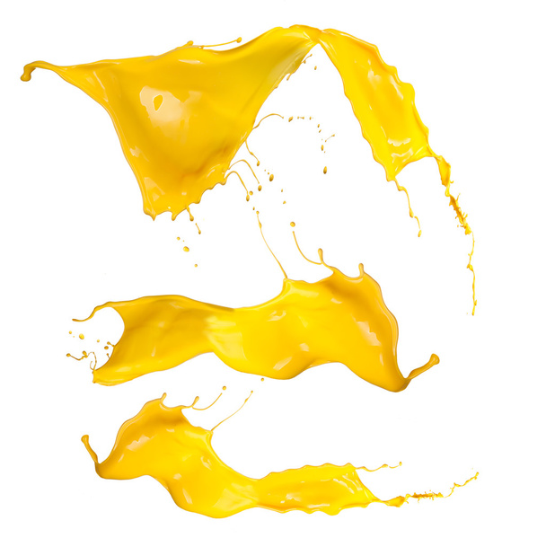 yellow splash - Фото, зображення
