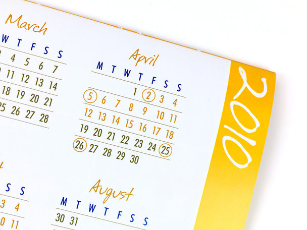 Kalender 2010 - Foto, afbeelding