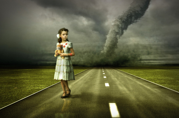 Chica tornado
 - Foto, imagen
