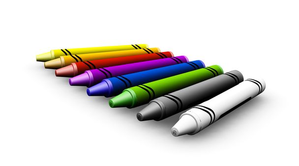 crayons de couleur - Photo, image