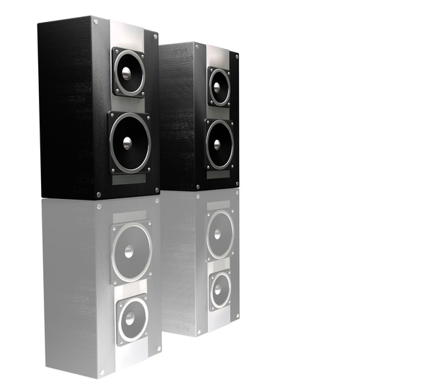 Black speakers - Photo, Image
