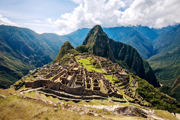 Ancient Inca city of Machu Picchu,  UNESCO World Heritage Site , Peru. - Photo, Image