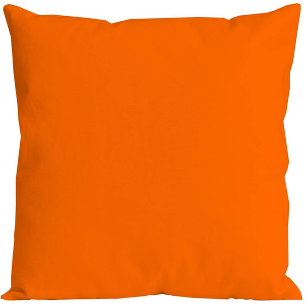 primer plano de almohada naranja sobre fondo blanco
 - Foto, Imagen