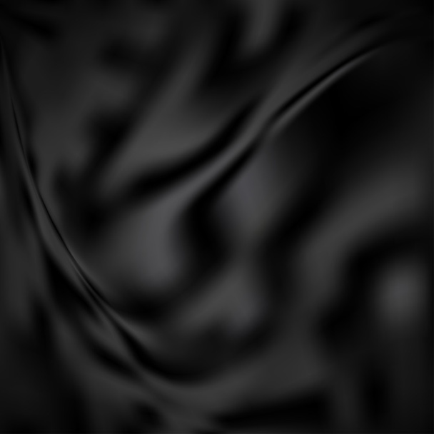 μαύρο αφηρημένο φόντο μεταξιού - Διάνυσμα, εικόνα