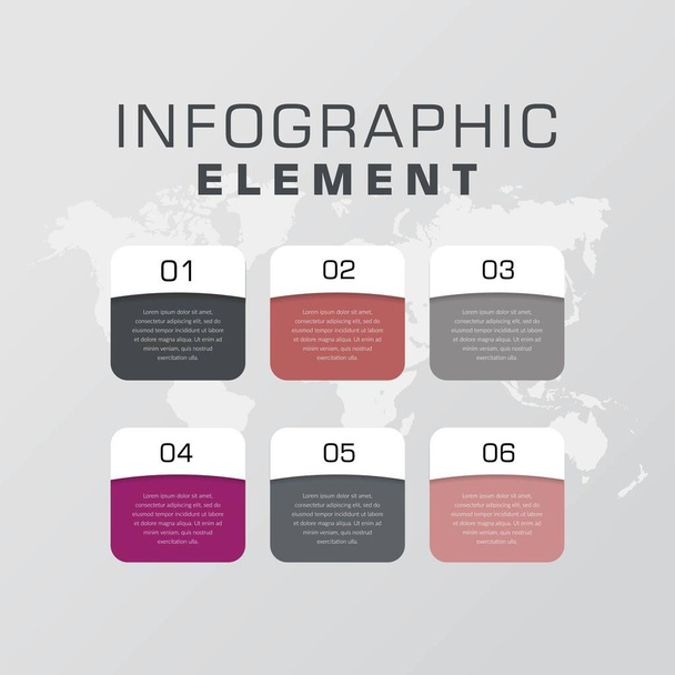 Business Infographic Element Premium Vector - Wektor, obraz