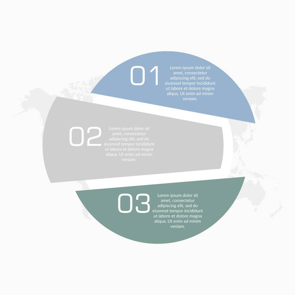 Business Infographic Element Premium Vector - Vector, afbeelding