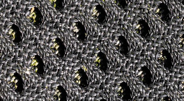 Textuur van zwart weefsel - Foto, afbeelding