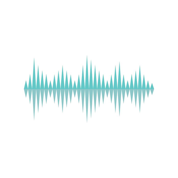 Zvukové vlny vektorové ilustrace Design  - Vektor, obrázek