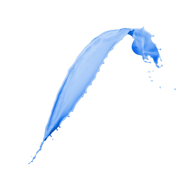 blue paint splash - Photo, image
