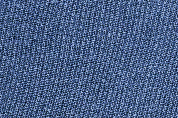 Fondo de textura de tejido de punto azul
. - Foto, Imagen