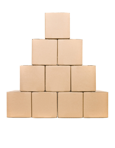 Stack of Cardboard boxes - Photo, Image