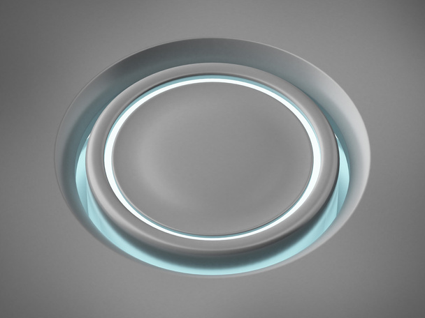Circle Futuristic button - Fotoğraf, Görsel