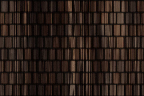 Amplio patrón de techos de madera continua
 - Foto, Imagen