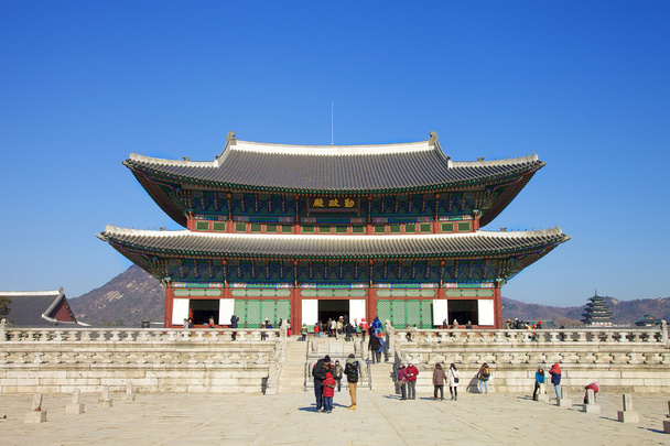 Παλάτι kyongbokkung, Σεούλ Κορέα - Φωτογραφία, εικόνα