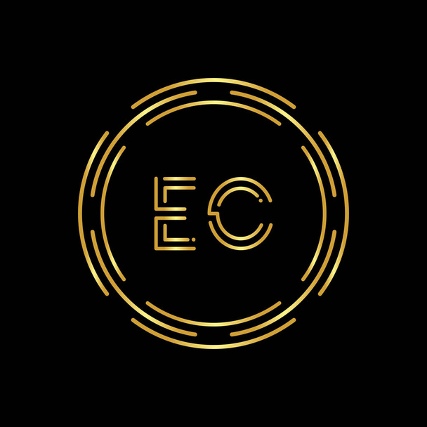 Alkuperäinen EC Letter Logo Creative Modern Business Typography Vector malli. Digital Abstract Letter EC Logo suunnittelu
 - Vektori, kuva