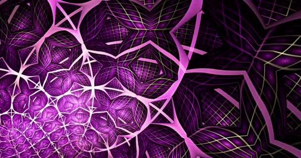 Fondo fractal abstracto hecho de un intrincado patrón de ramificación de aspecto orgánico interconectado con azulejos rectangulares en colores brillantes, 4k, 4096p, 25fps
 - Metraje, vídeo