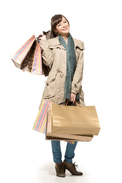 asijské nákupní žena - Fotografie, Obrázek