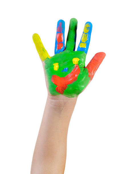 Hand Painted Child - Фото, изображение