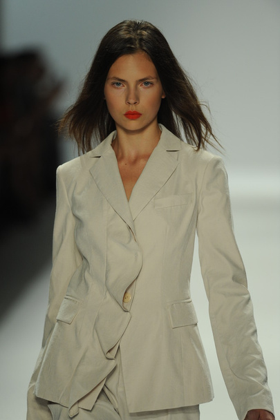 Model walks runway at Nanette Lepore show - Photo, Image