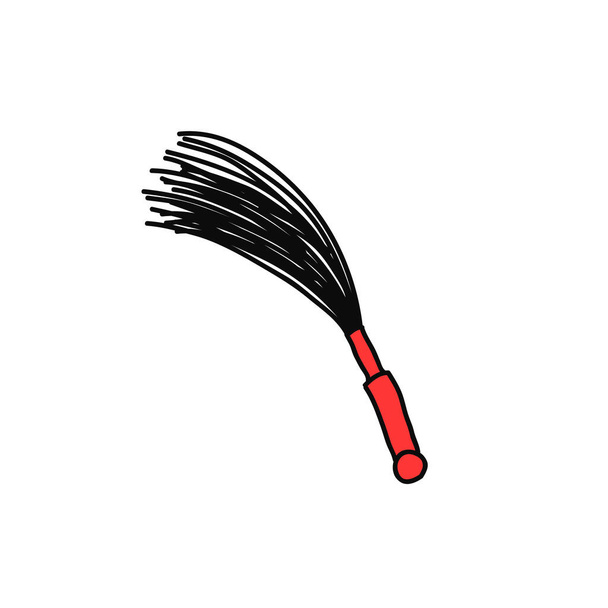 lash sex toy doodle icône, illustration vectorielle
 - Vecteur, image
