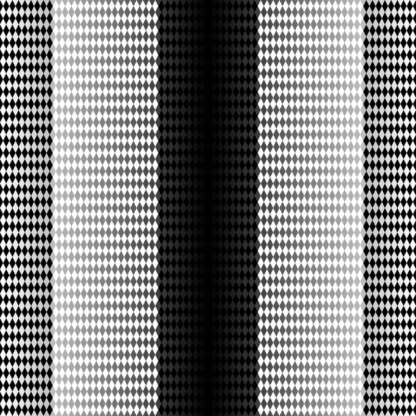 Continuous geometric black and white pattern - Photo, Image