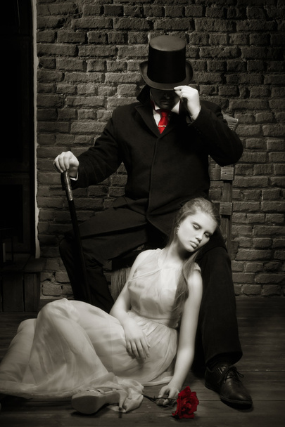 Vampire and his victim - Photo, Image