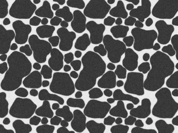 The Black-White Cow print camuflaje textura, patrones de piel de animal de alfombra o fondos, tema de la leche de vaca blanco y negro, mirada suave, esponjoso y suave, ropa de moda concepto safari textil
. - Foto, imagen