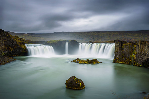 Godafoss waterfall in Iceland - Fotó, kép