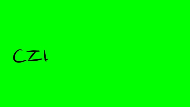Чешская Республика рисунок текст на зеленом фоне
 - Кадры, видео
