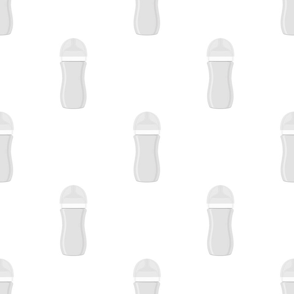 Illustrazione sul tema colorato kit baby milk in flacone trasparente con ciuccio in gomma. Bottiglia di latte per bambini composta da raccolta al neonato, buon ciuccio. Ciuccio in bottiglia di latte è attrezzature per la cura del bambino. - Vettoriali, immagini