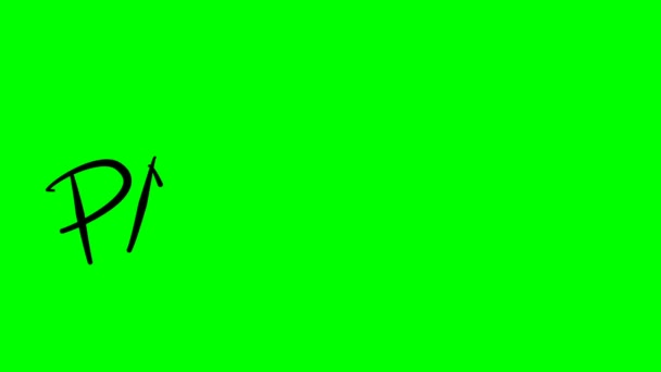 パキスタン緑の背景にテキストを描く - 映像、動画