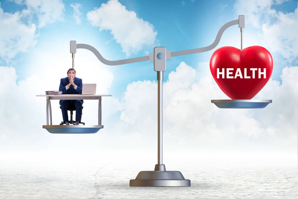 Concepto de equilibrio entre trabajo y salud
 - Foto, Imagen