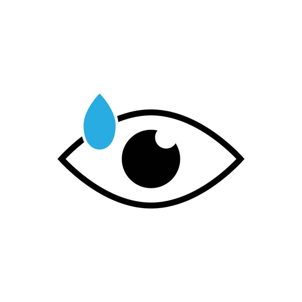 Icono del vector ocular. Icono de ojo abierto vector ilustración aislado
 - Vector, imagen