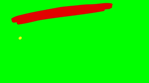 緑の背景にスペインの旗を描く - 映像、動画