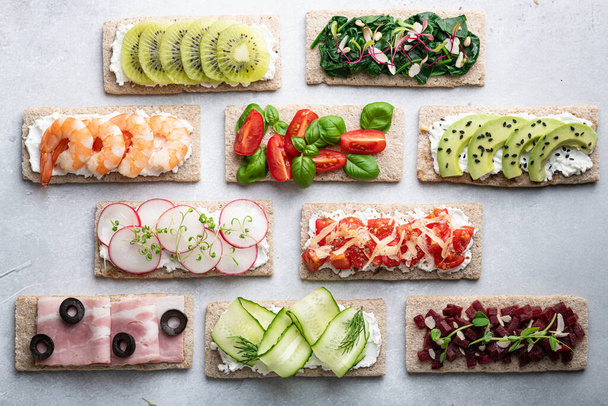 Different kinds of sandwiches  - Foto, afbeelding