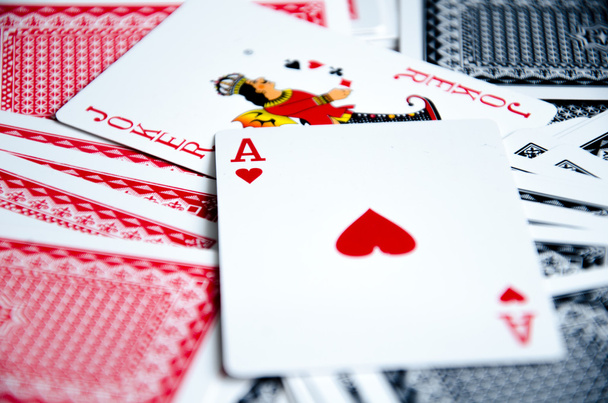 τα τυχερά παιχνίδια καρτών - Φωτογραφία, εικόνα