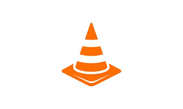 icône vectorielle cône de sécurité orange
 - Vecteur, image